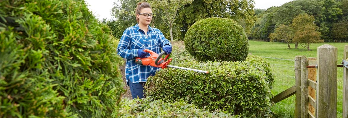 flymo electric hedge trimmer