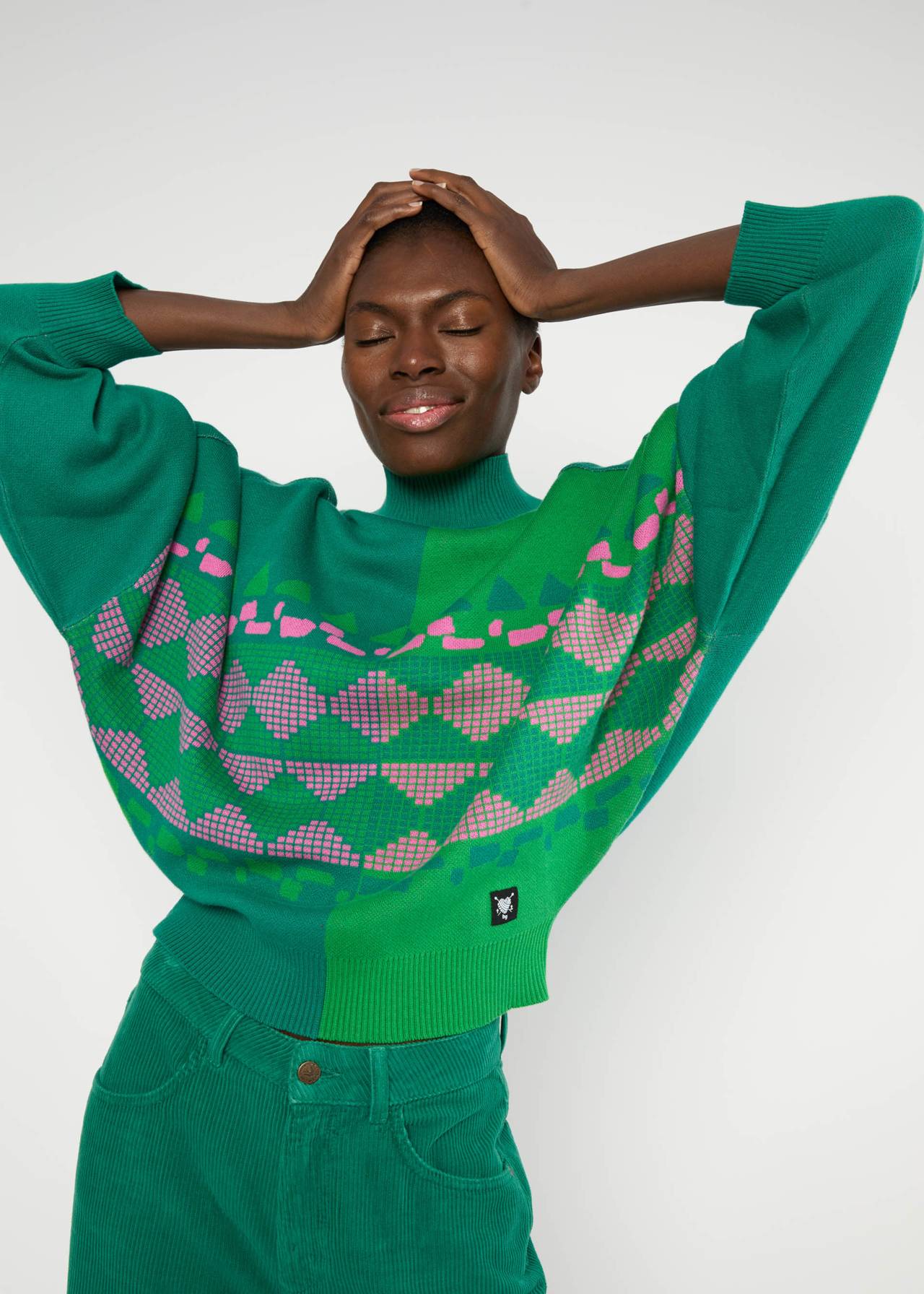 Winterpullover Diamond Loom Egg