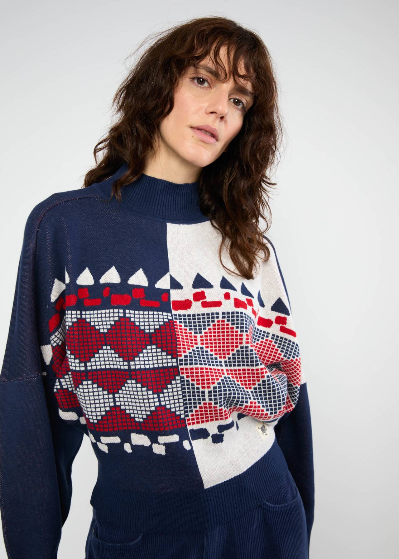 Winterpullover Diamond Loom Egg