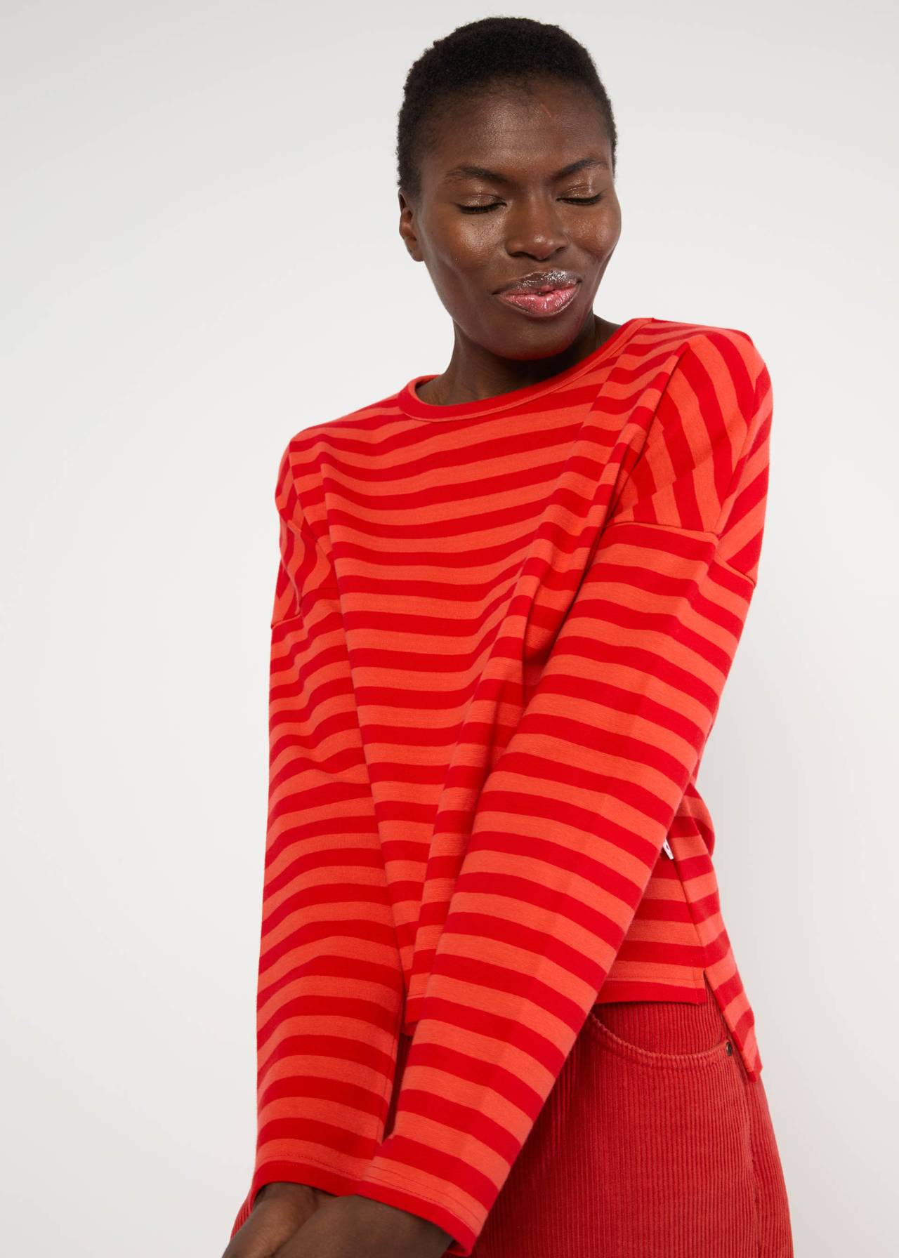 Rundhalsshirt Stereo Rainbow Crew