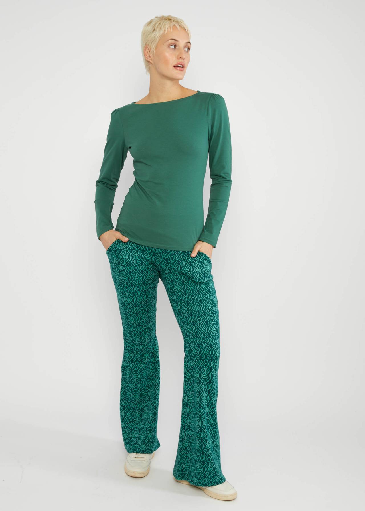 Schlaghose On a Winters Day Flared