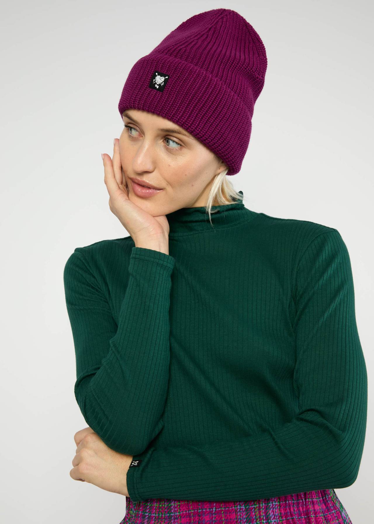 Strickmütze Beanie Queen