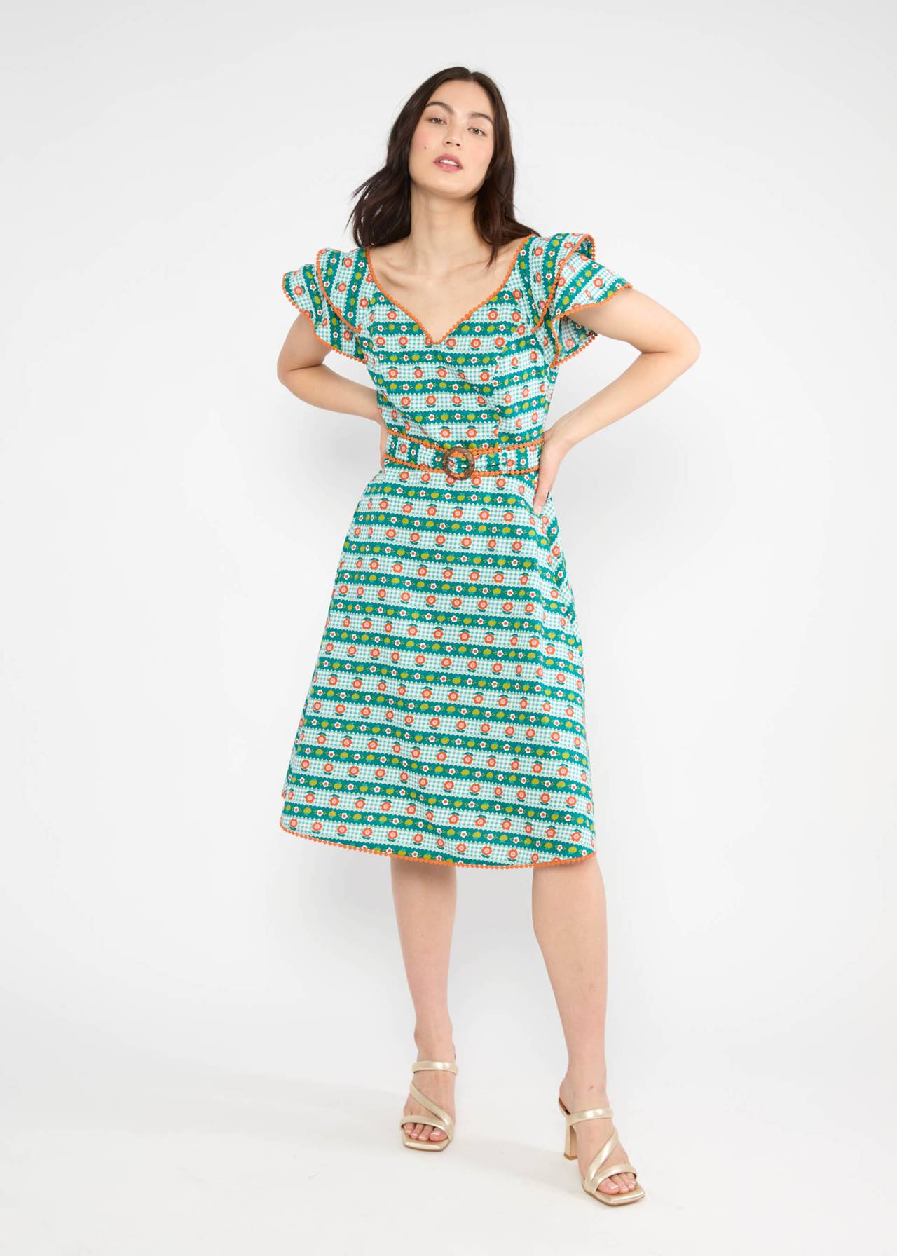 Festliches Kleid Falbala Festival