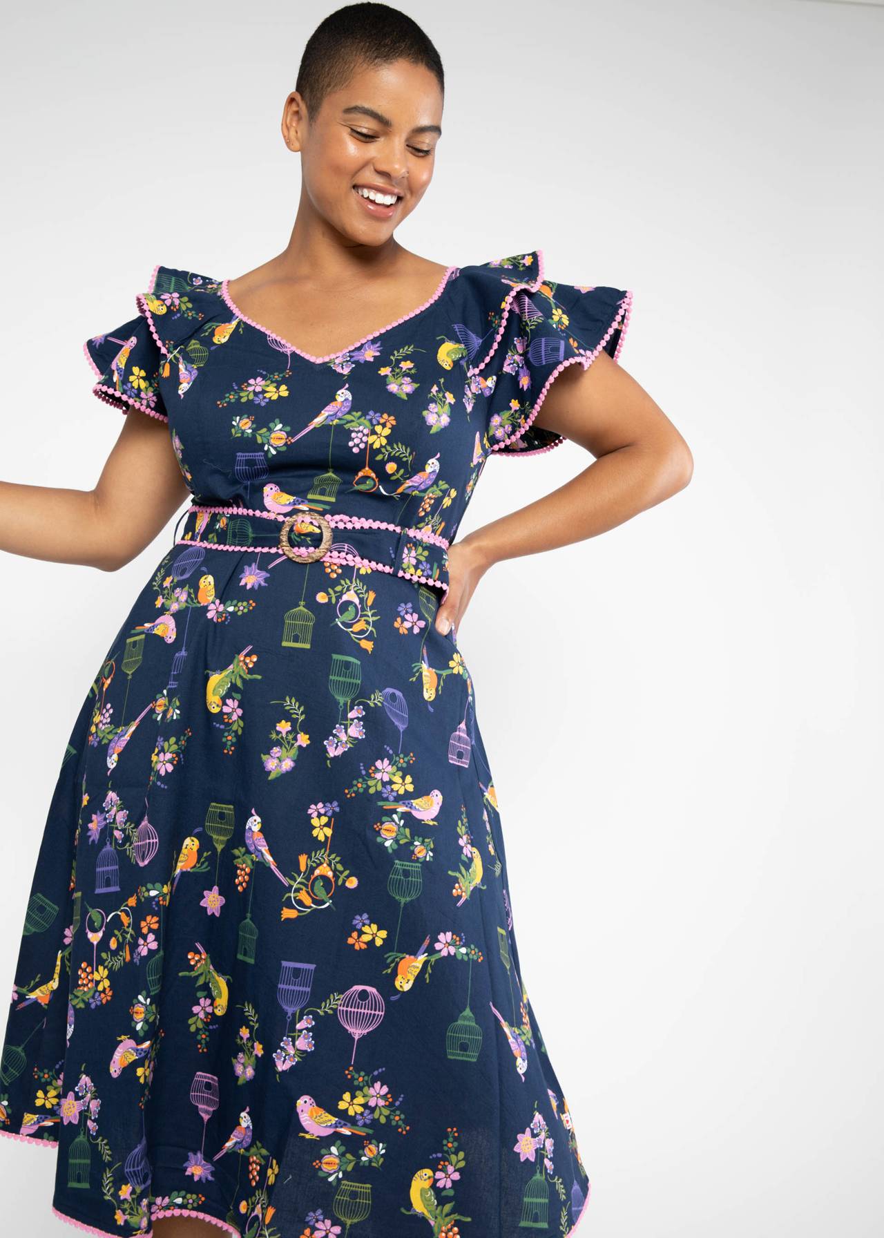 Festliches Kleid Falbala Festival