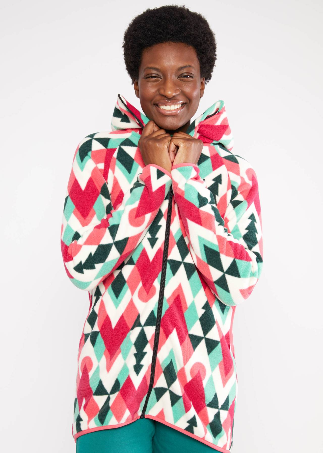 Fleecejacke Hüttenzauber Long