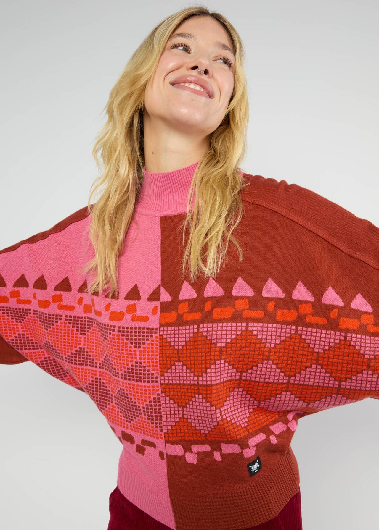 Winterpullover Diamond Loom Egg