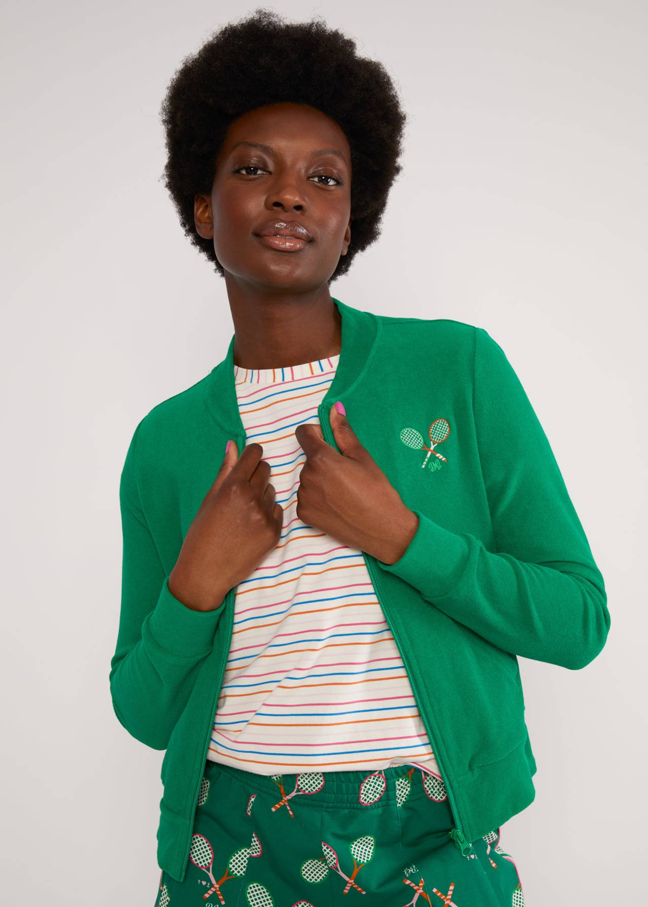 Blouson Crossed Rackets