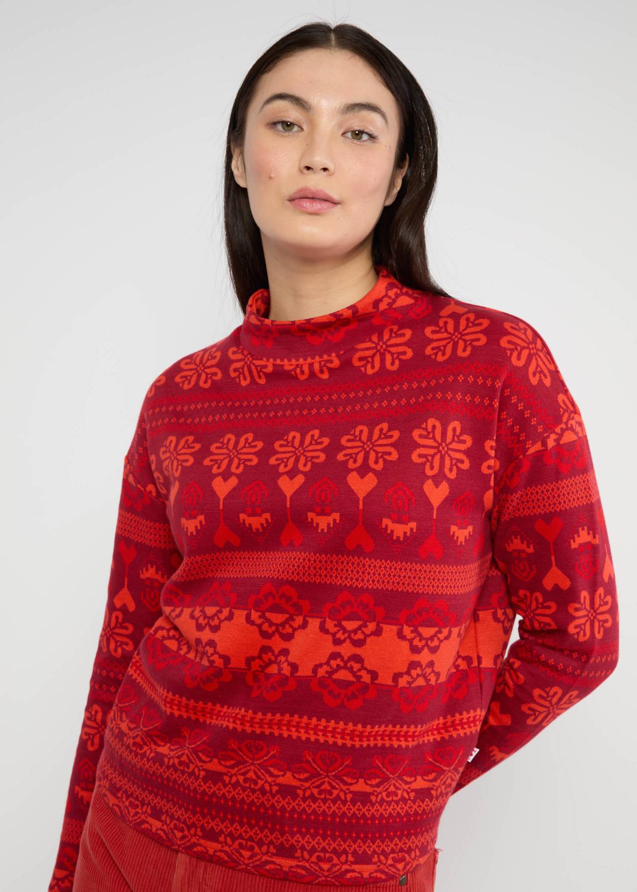 Strickpullover Warm up Turtle