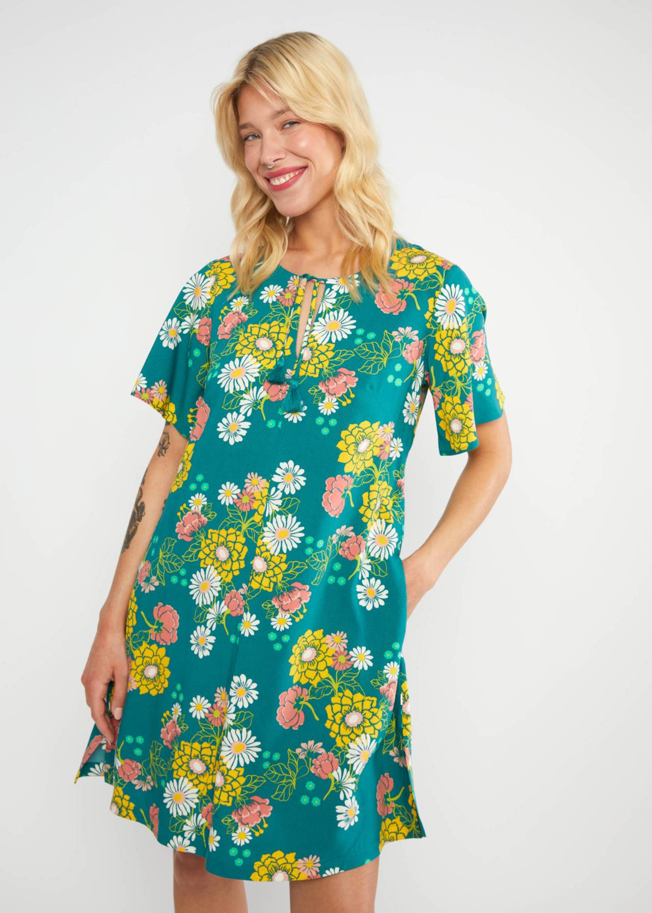 Minikleid Kaftan Wings