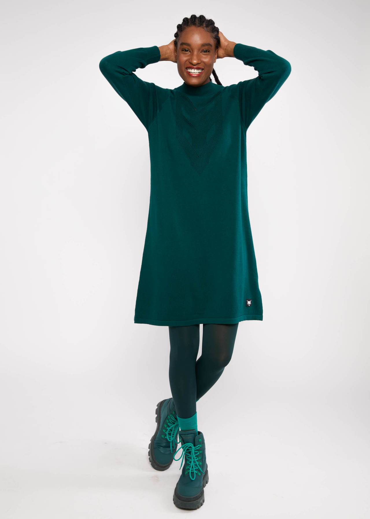 Strickkleid Braided and Easy