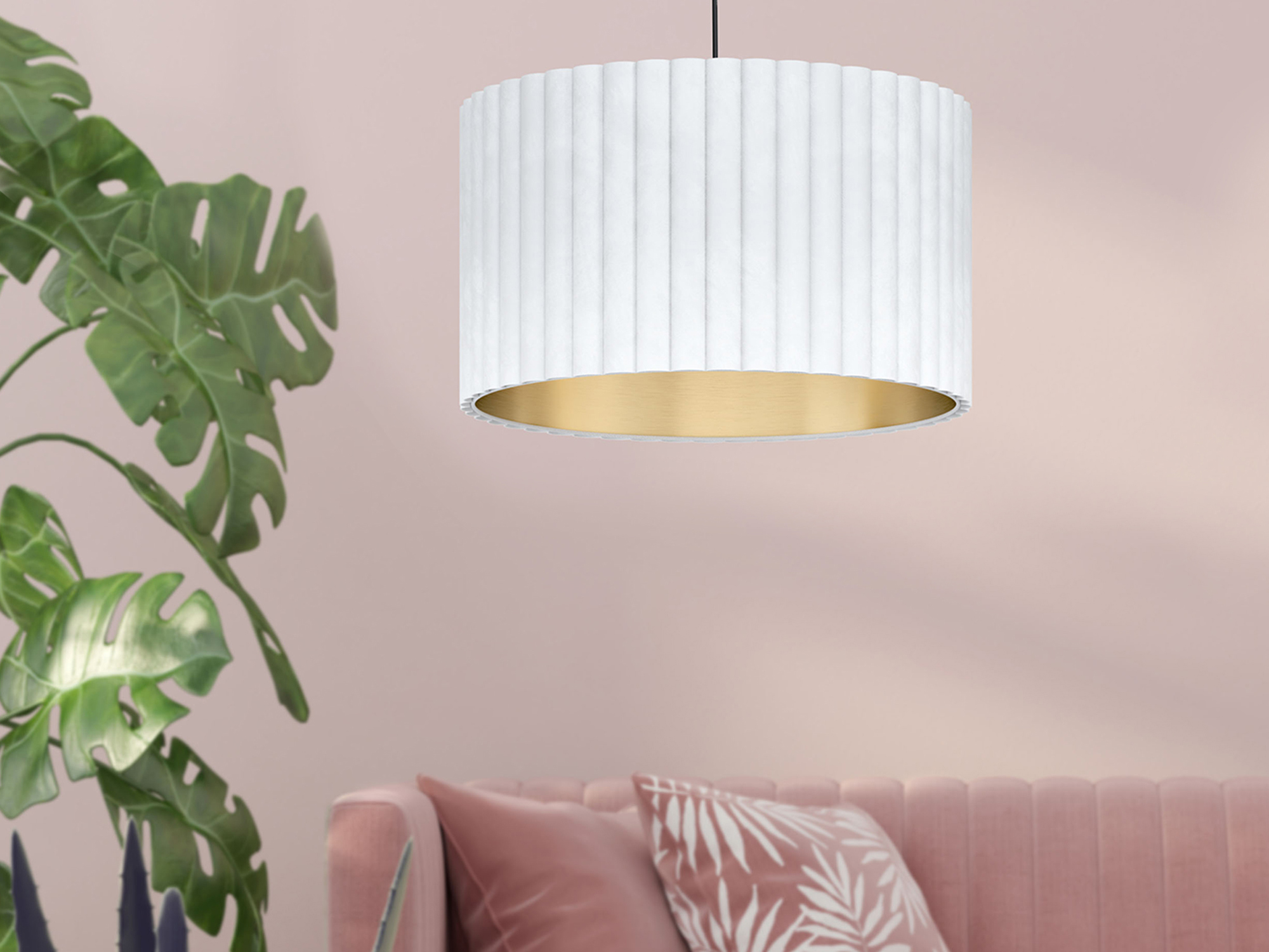 Calming ceiling pendant