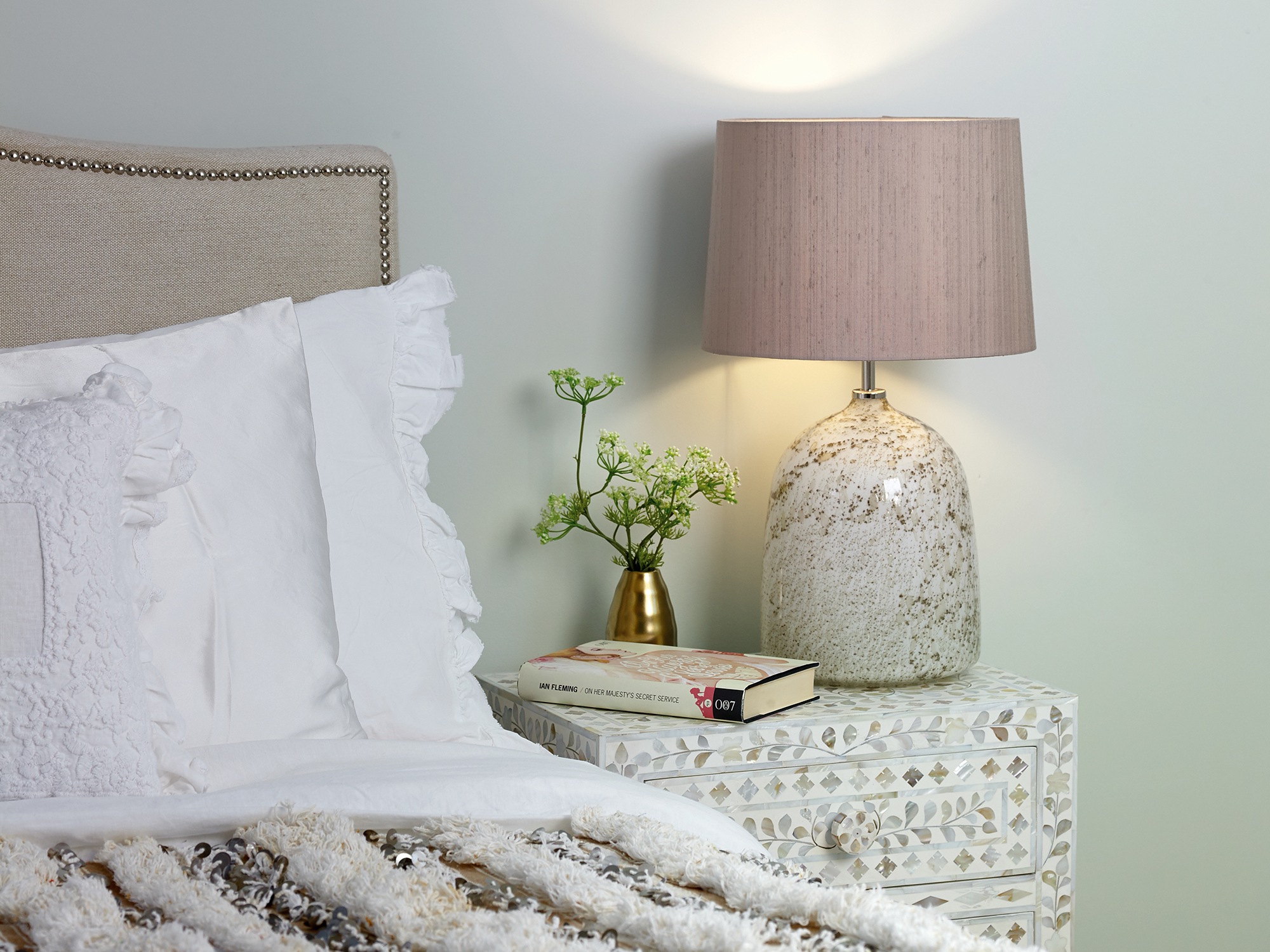 table lamp natural tones
