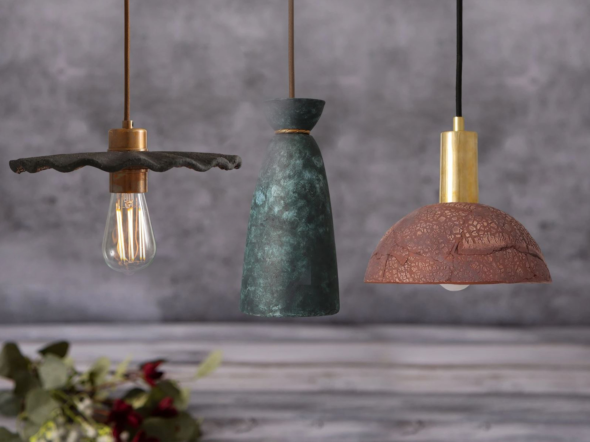 Ceramic and organic home lighting