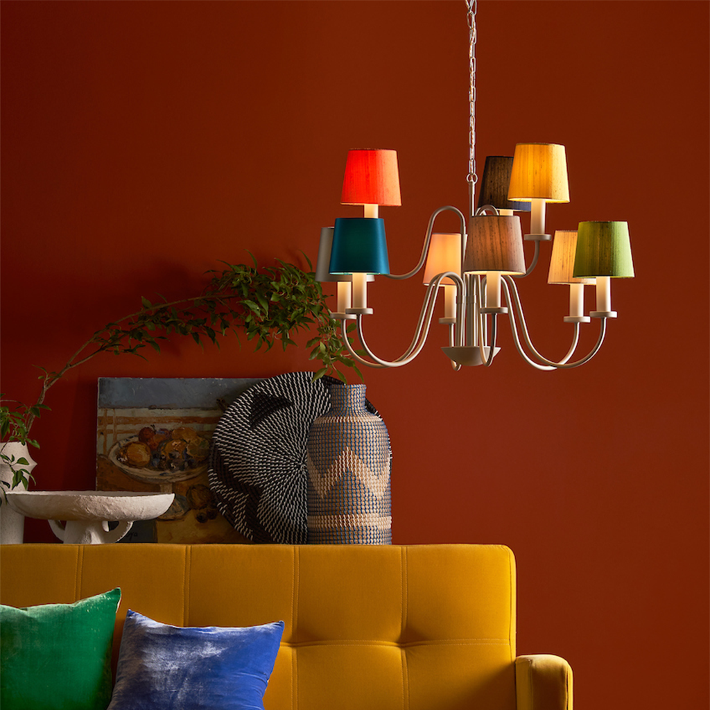 Living room Bright colour lights