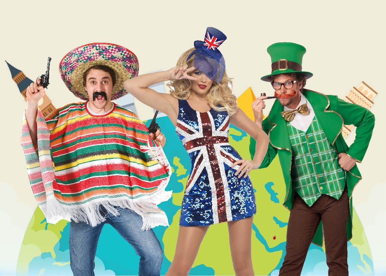 Blog Around The World Costumes How to Dress Like a Native Joke.co.uk