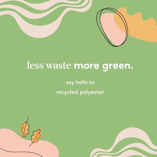 zrównoważony rozwój - poliester z recyclingu