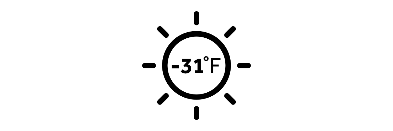 -31 Degrees F Heating icon