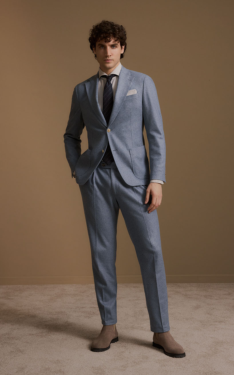 windsor men suit blue