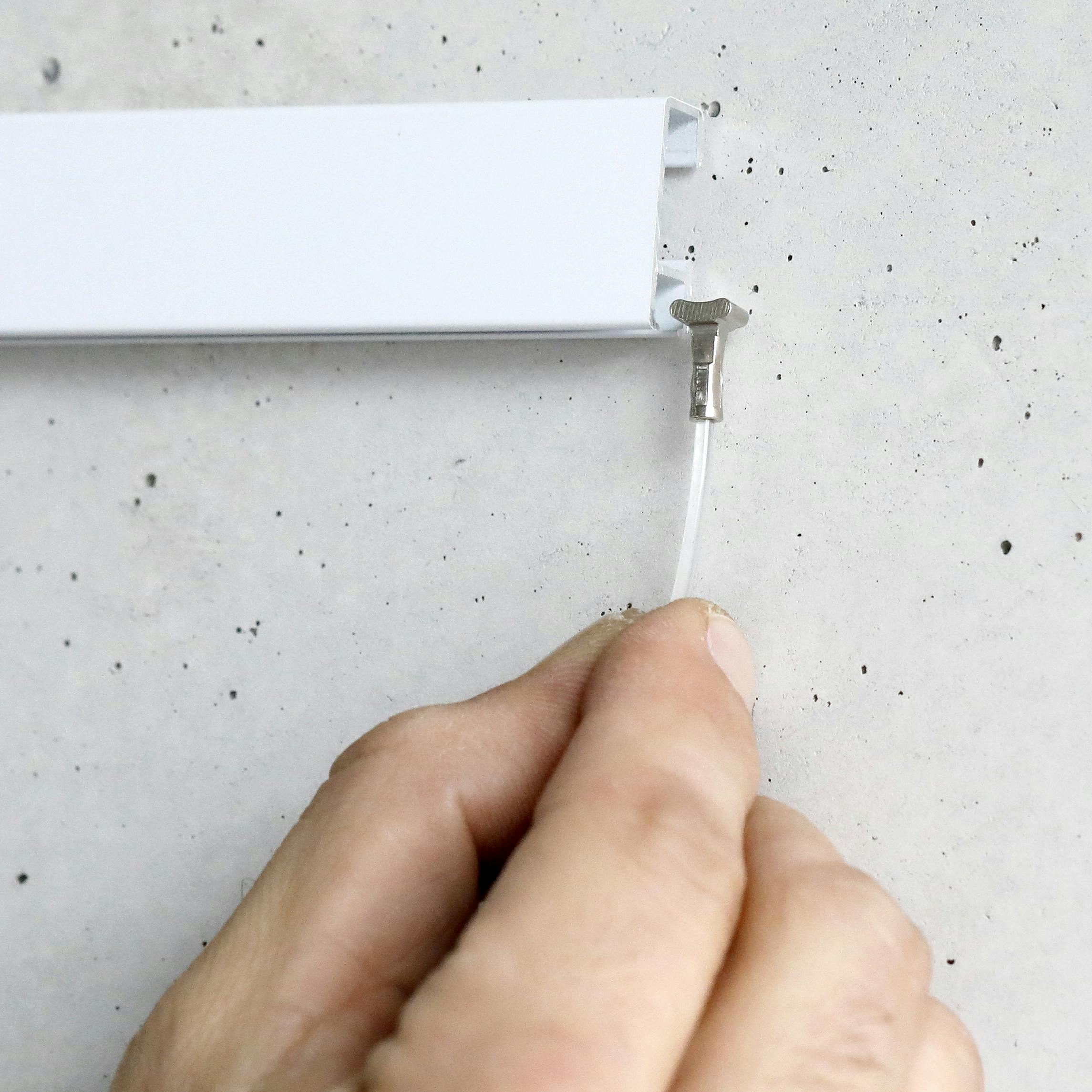 galerieschiene bilder aufhängen