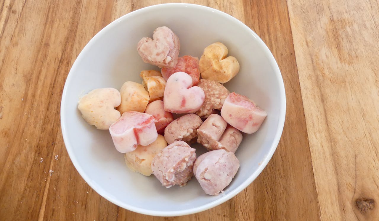 Selbst gemachtes HundeEis