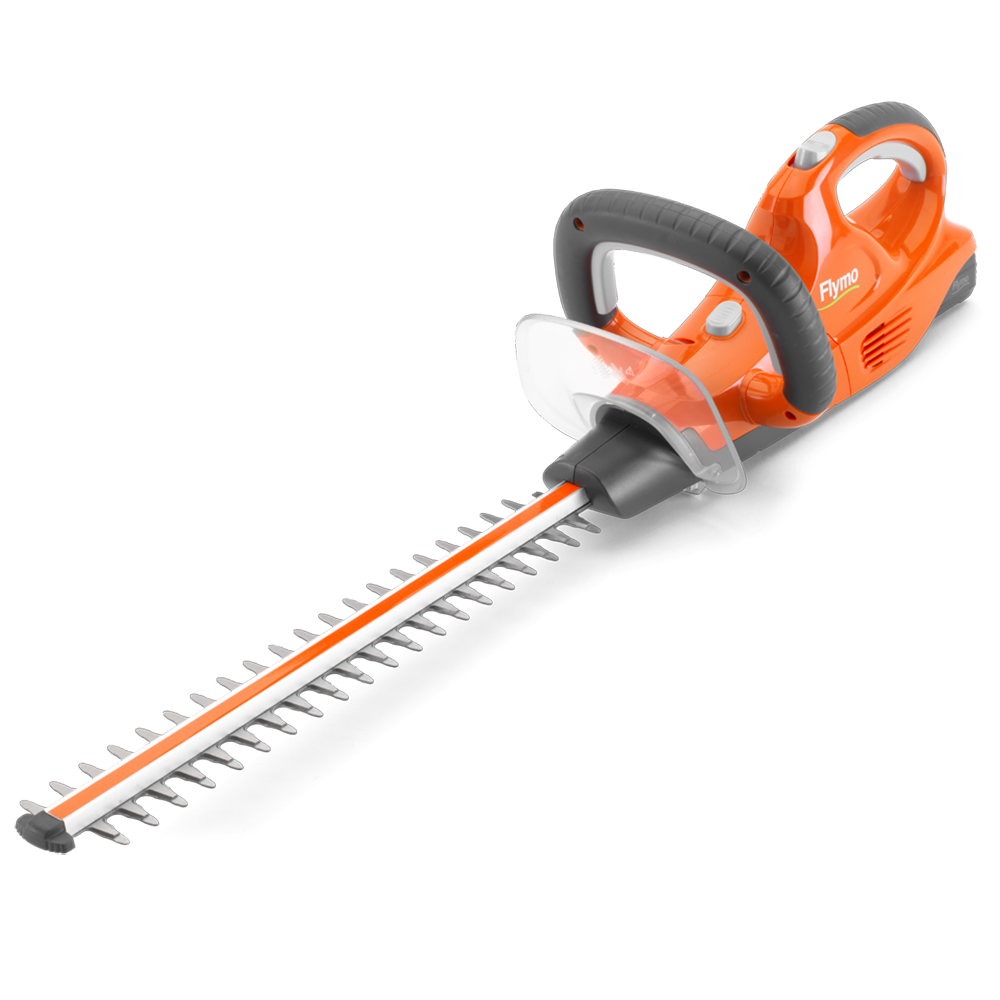 flymo hedge trimmer battery