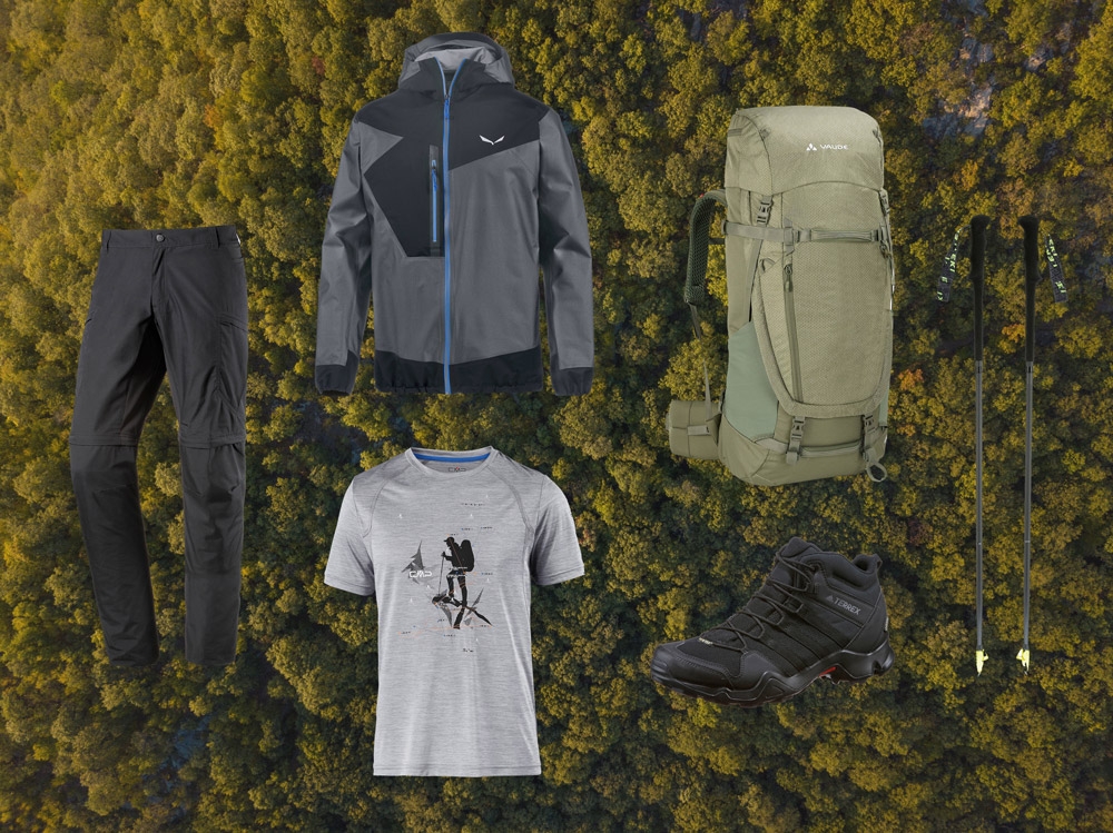 Outfit zum Wandern für Herren