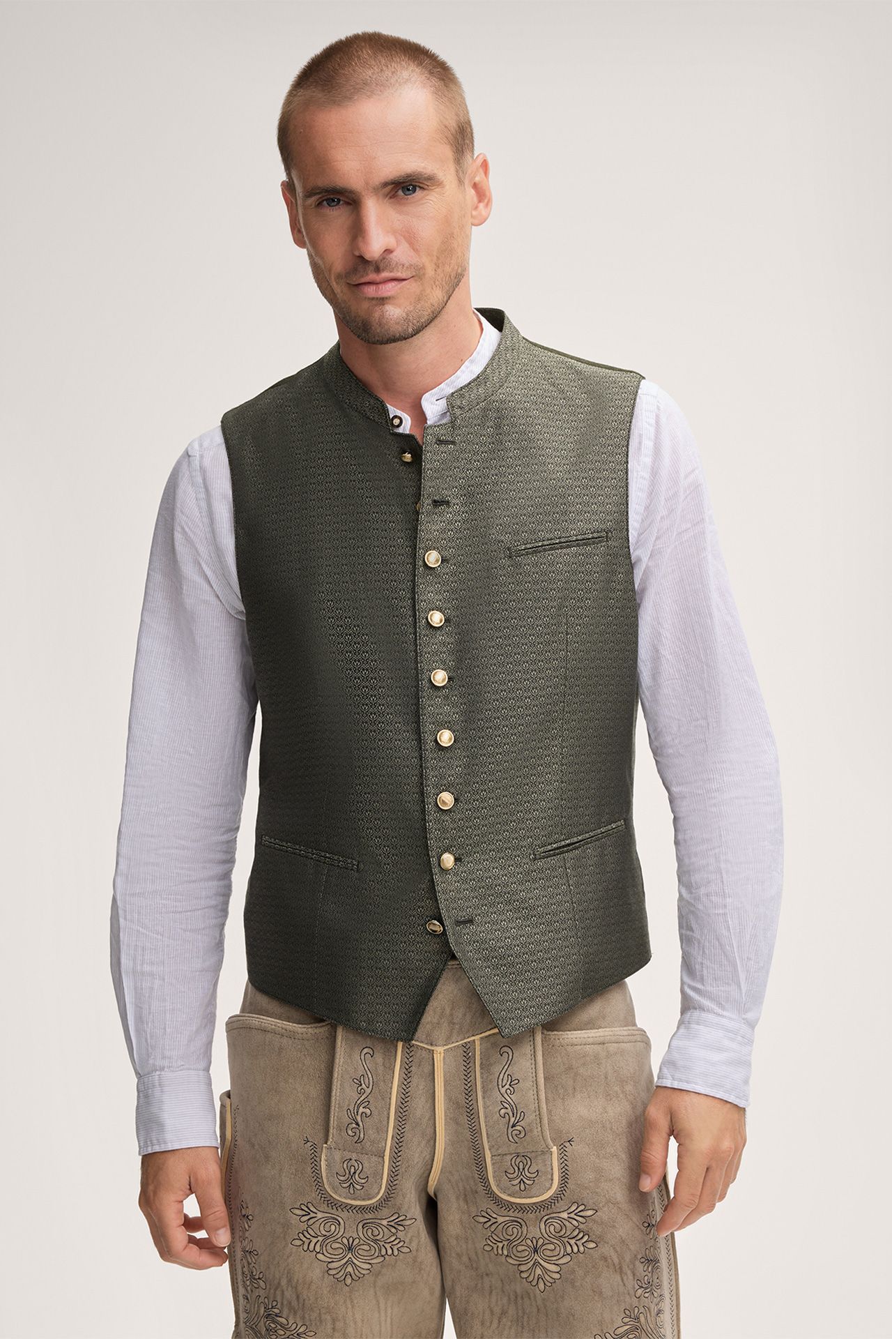 windsor x CocoVero Weste Ruedi in Dunkelgrün