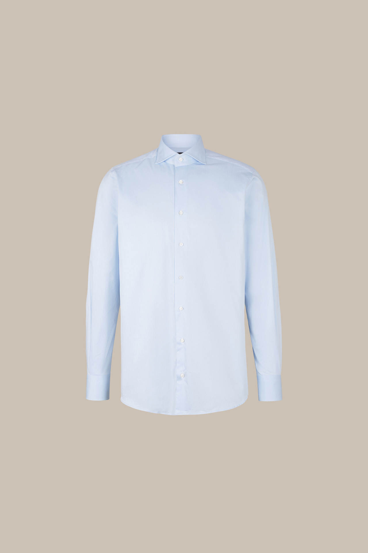 Riccio Cotton Shirt in Light Blue