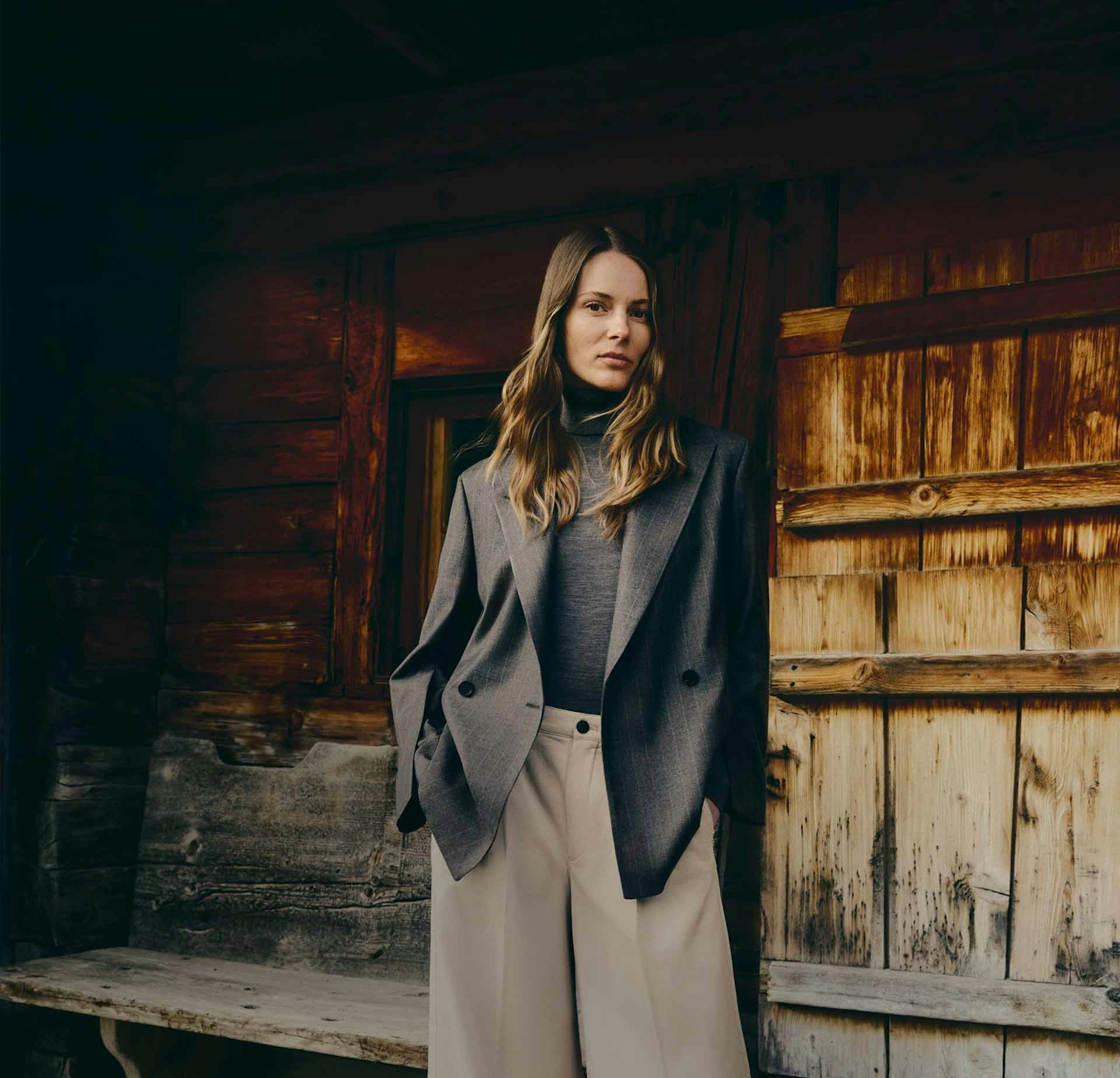 windsor damen mantel in braun