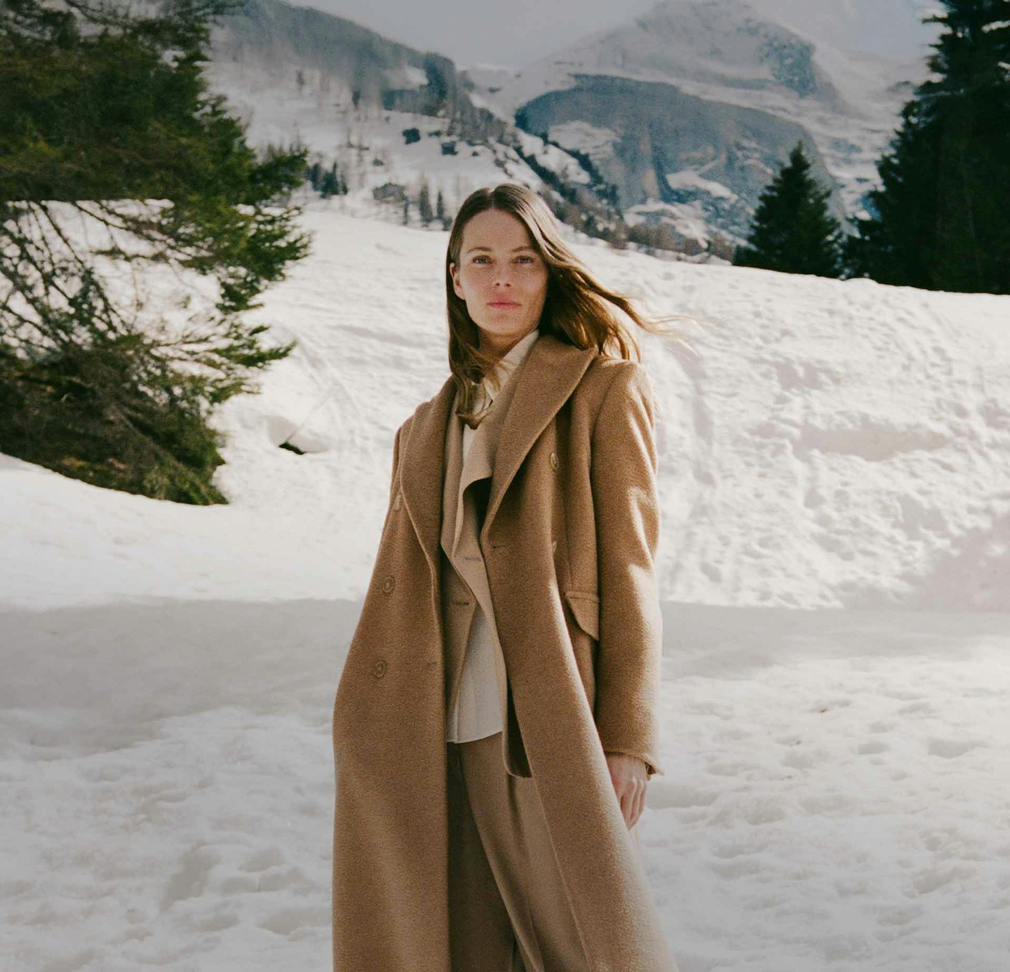 windsor damen mantel in braun