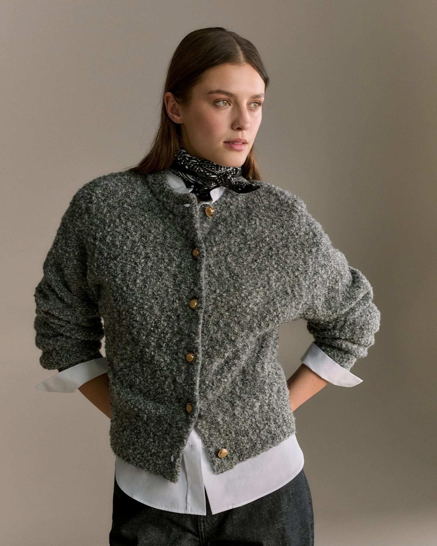 Windsor women jacket in grey