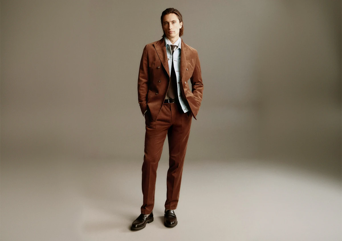 windsor. Herren Sakko in beige mit hellblauer Jeans
