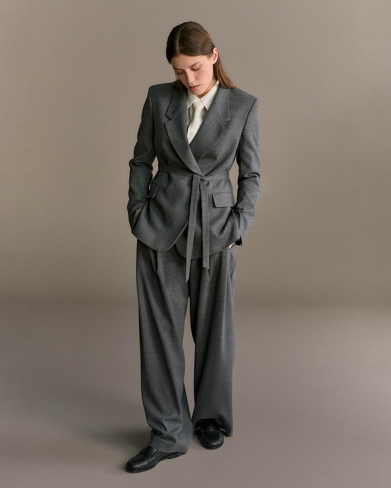 Windsor women's suit in dark gray