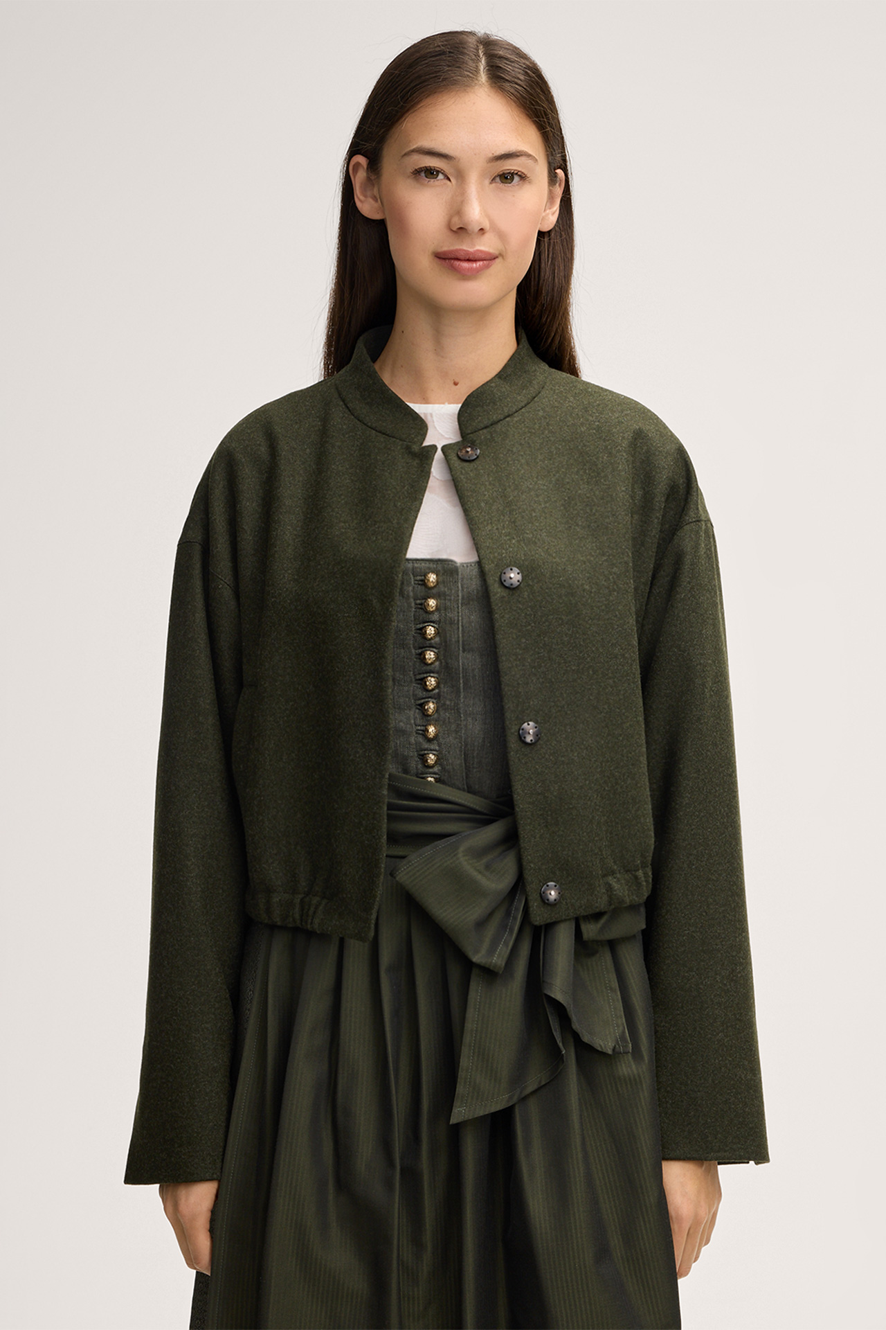 windsor x CocoVero Janker Anneli in Dunkelgrün