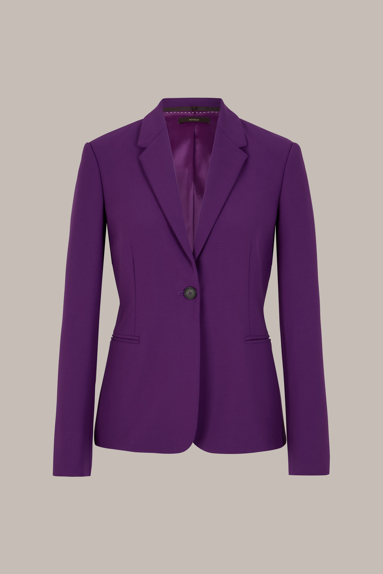 Crêpe-Blazer in Lila