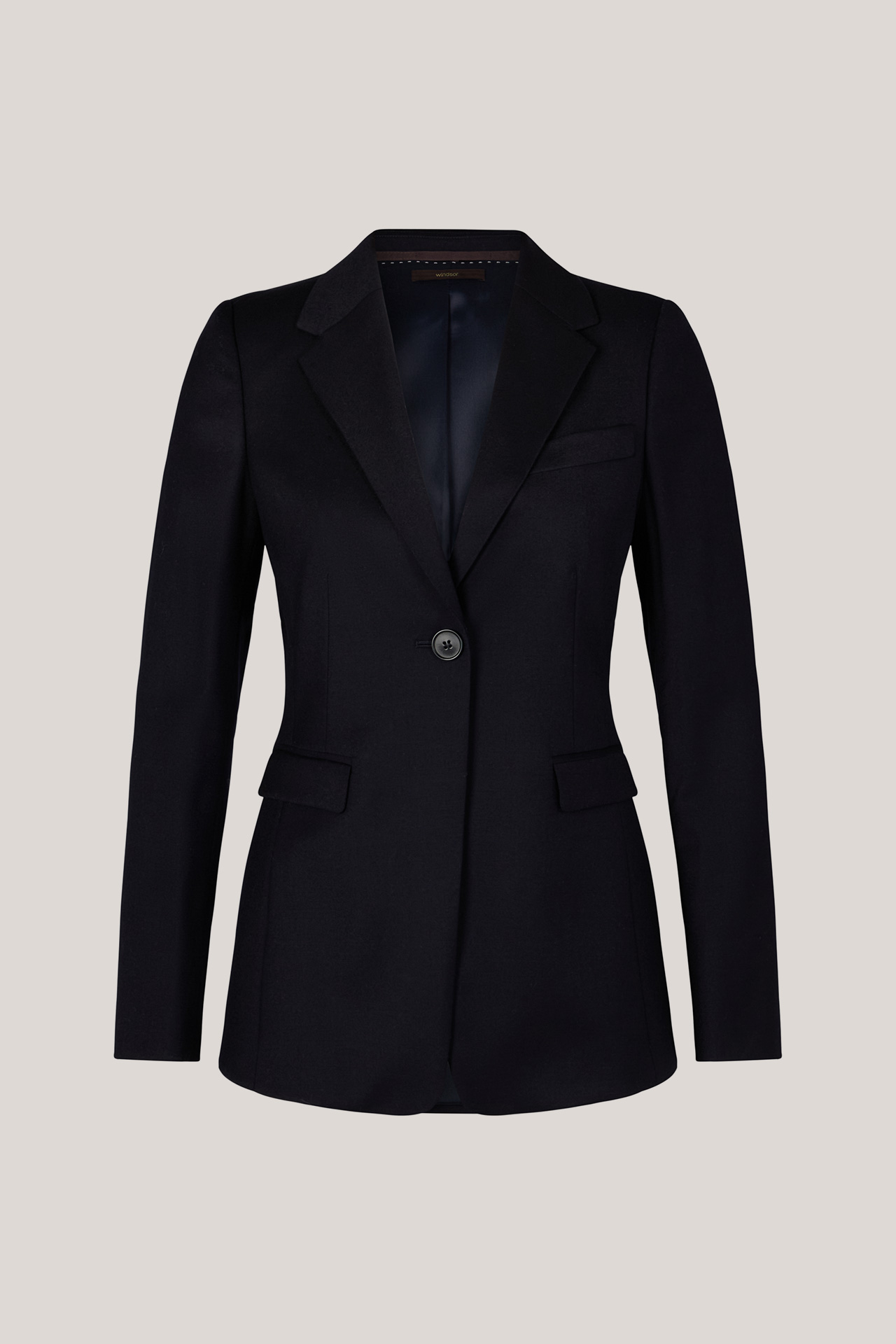 Flanell-Blazer in Navy
