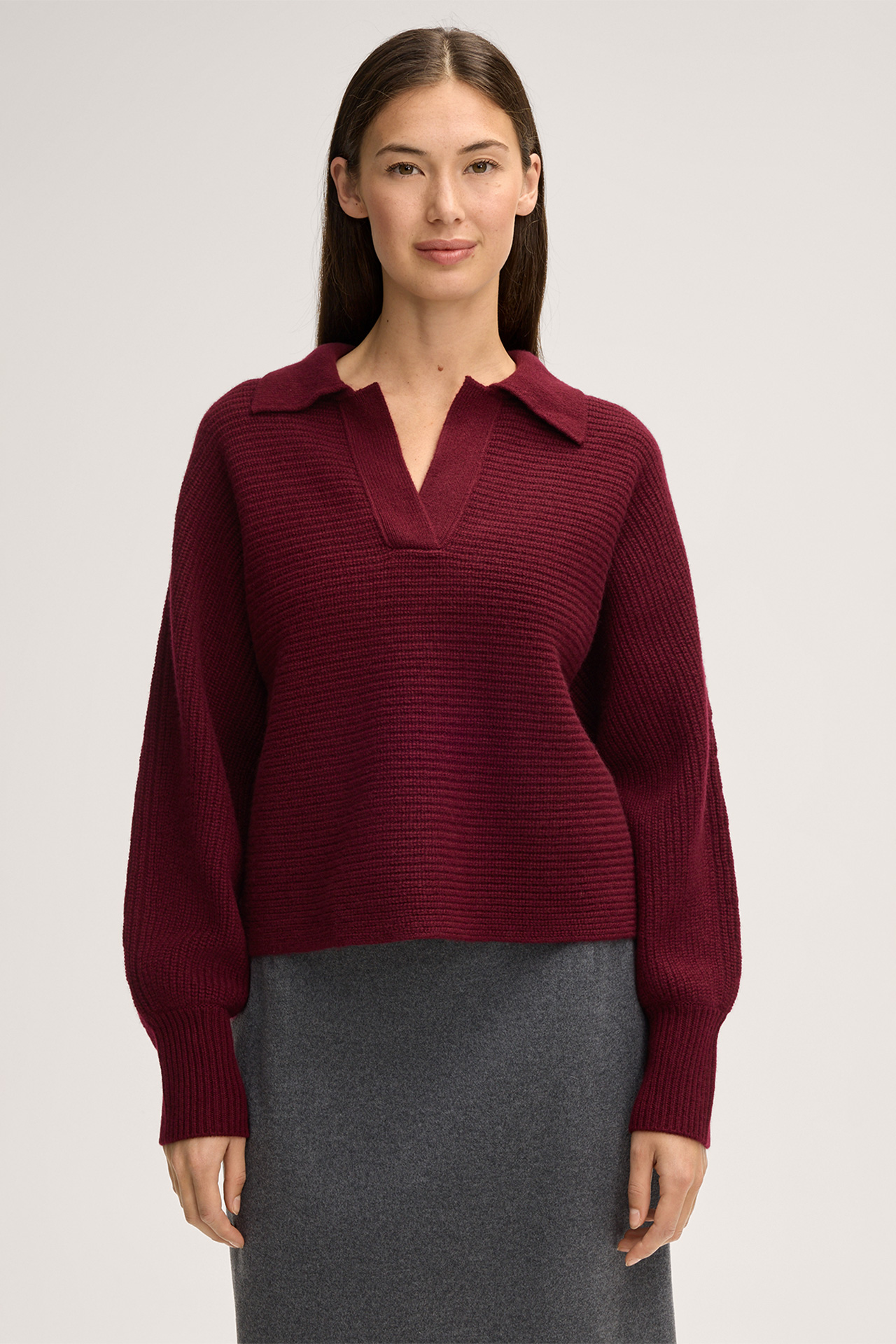 Cashmere-Troyer in Rot