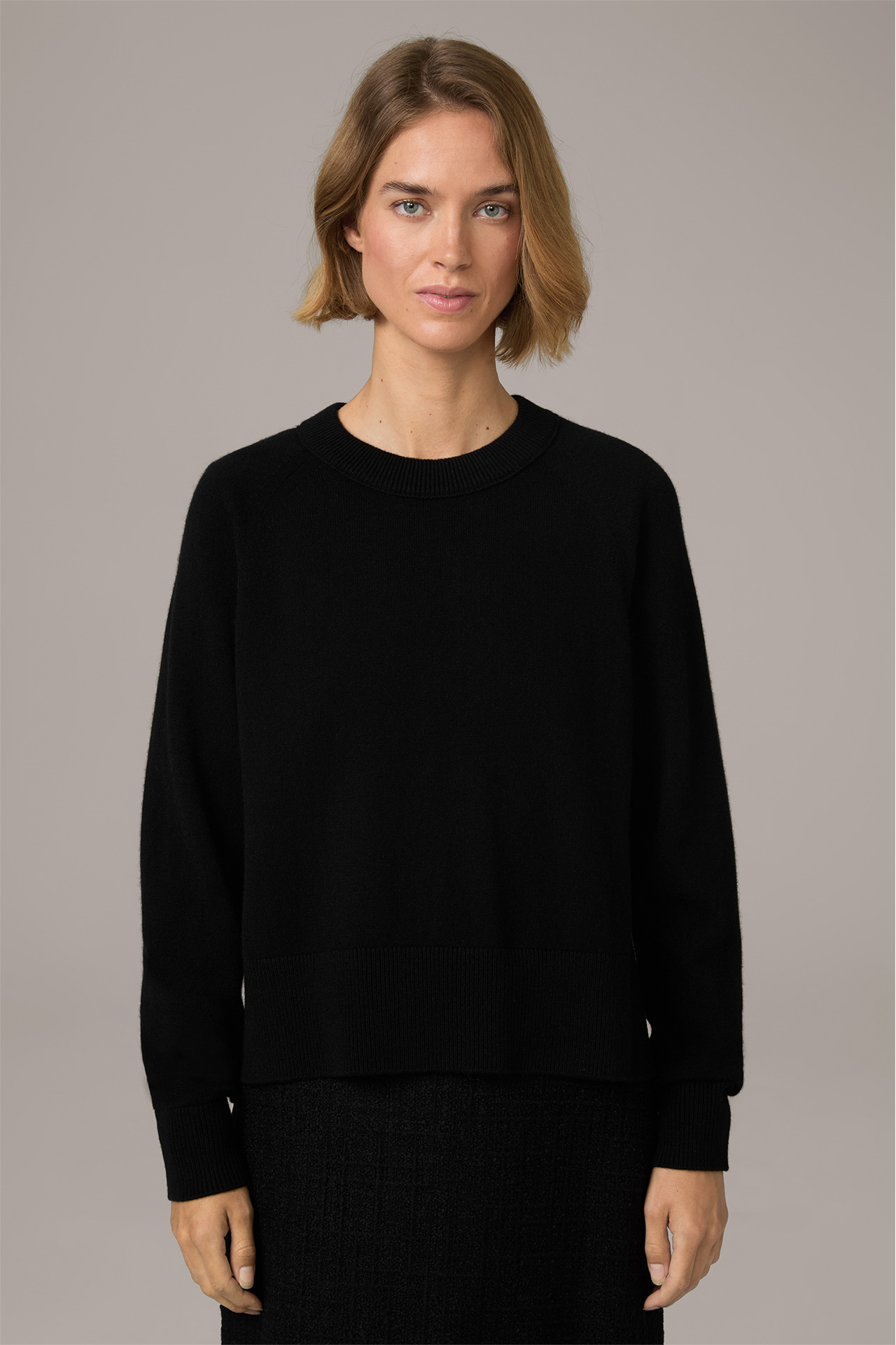 Cashmere-Pullover in Schwarz