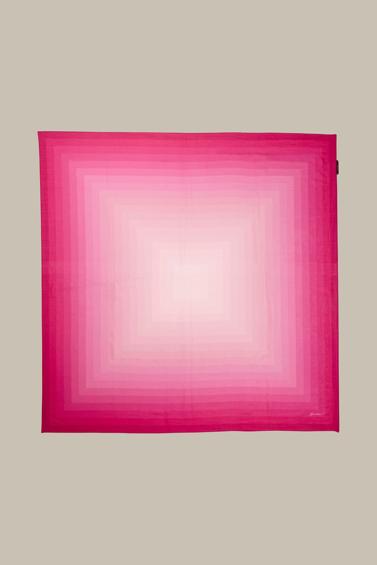 Tuch aus Modal in Pink-Rosa gemustert