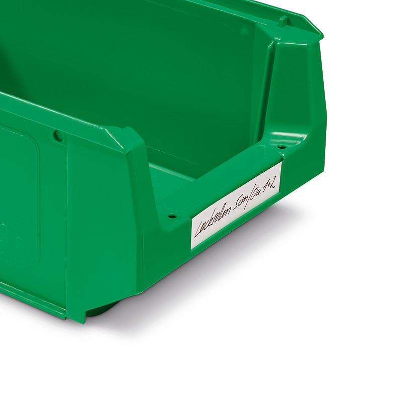 Etichette per contenitori a bocca di lupo