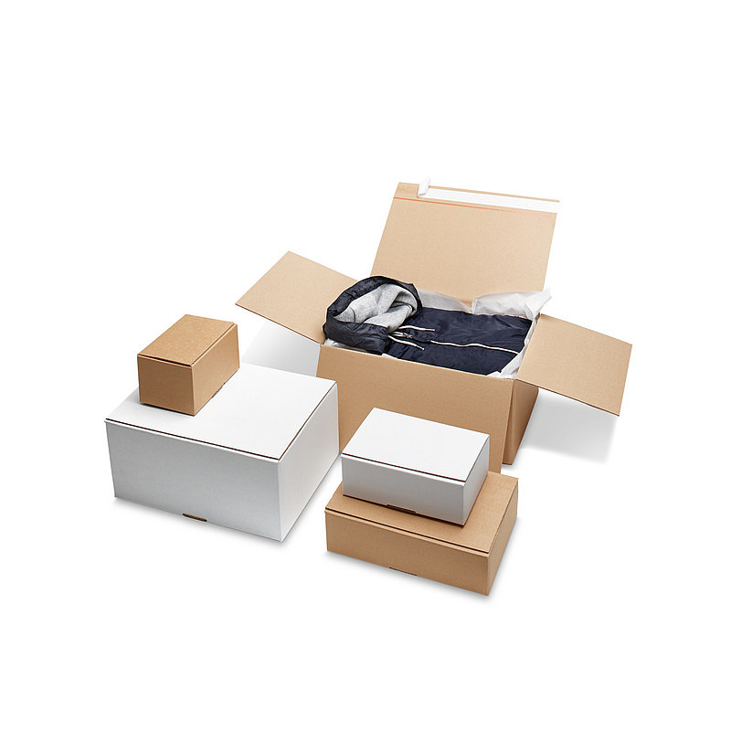 Scatole di cartone automontanti con chiusura rapida