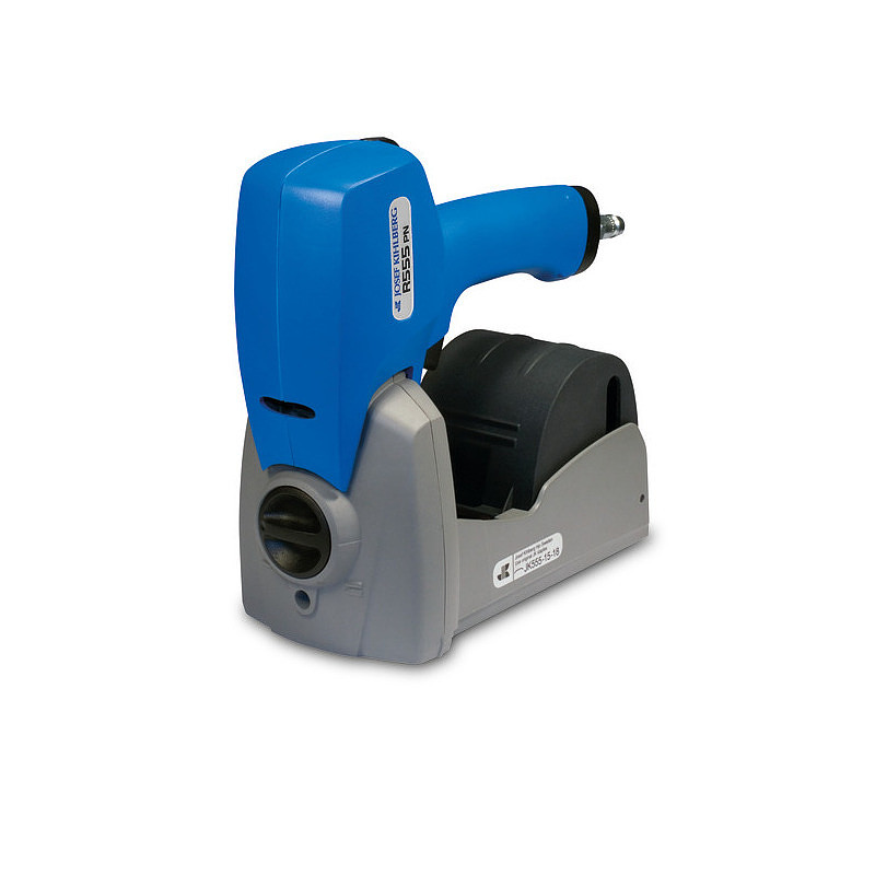 Cucitrice pneumatica per punti a rotolo