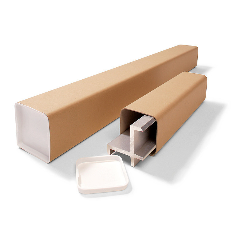 Tubi di cartone quadrati