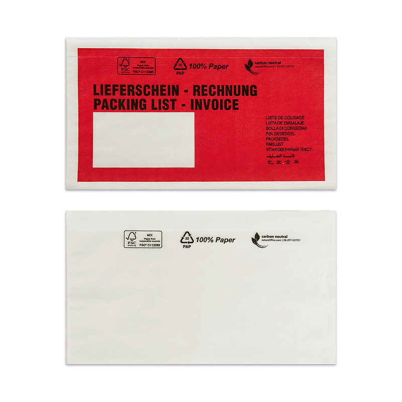 Buste portadocumenti in carta terra