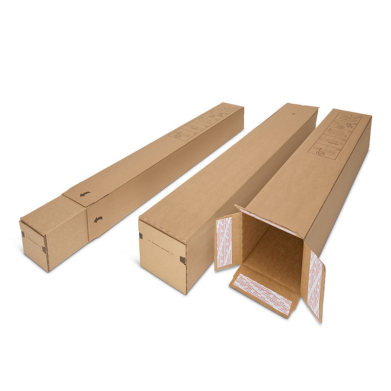 Tubi di cartone telescopici, quadrati