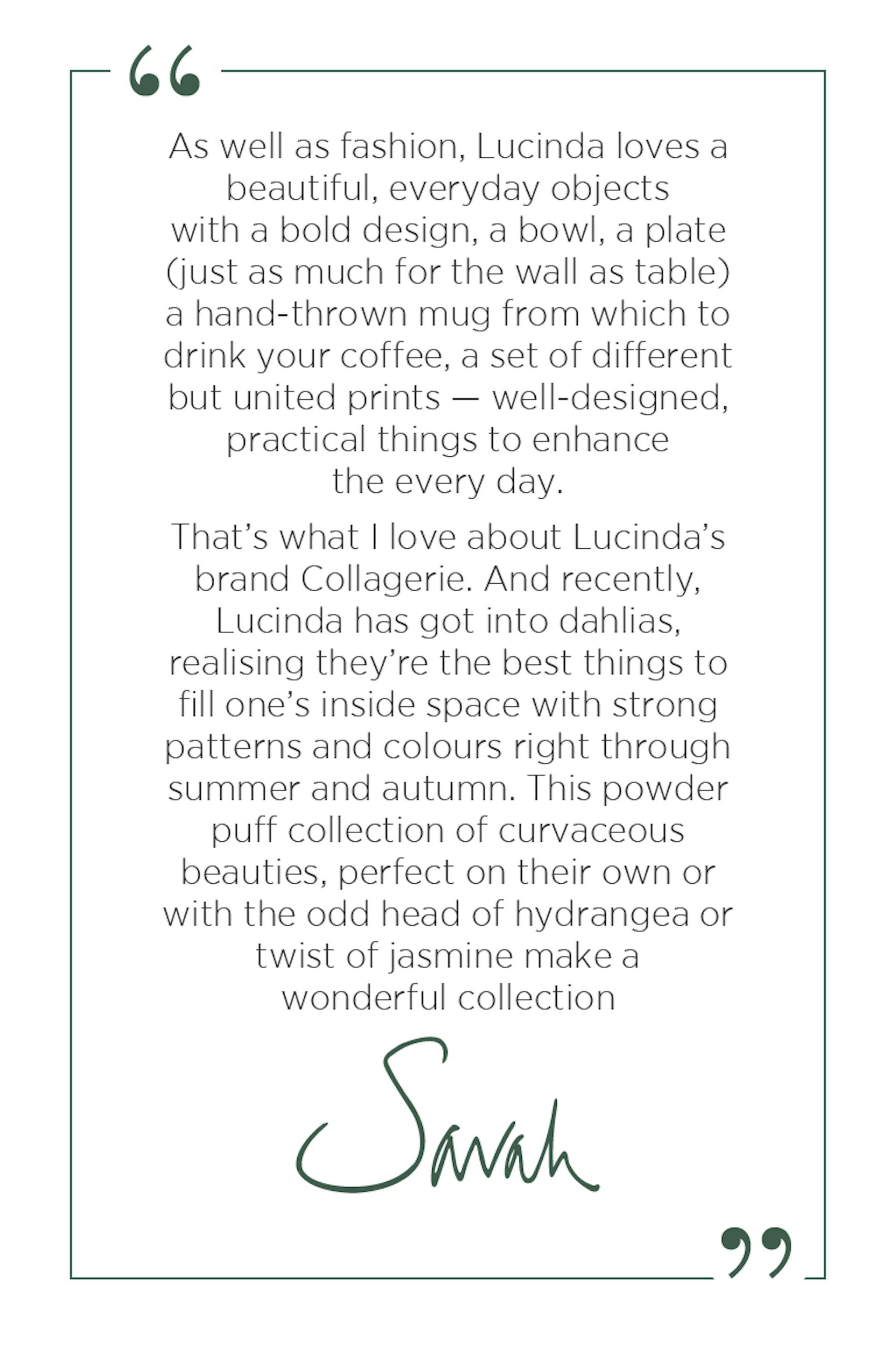 Lucinda Chambers SR Quote 1 Mob