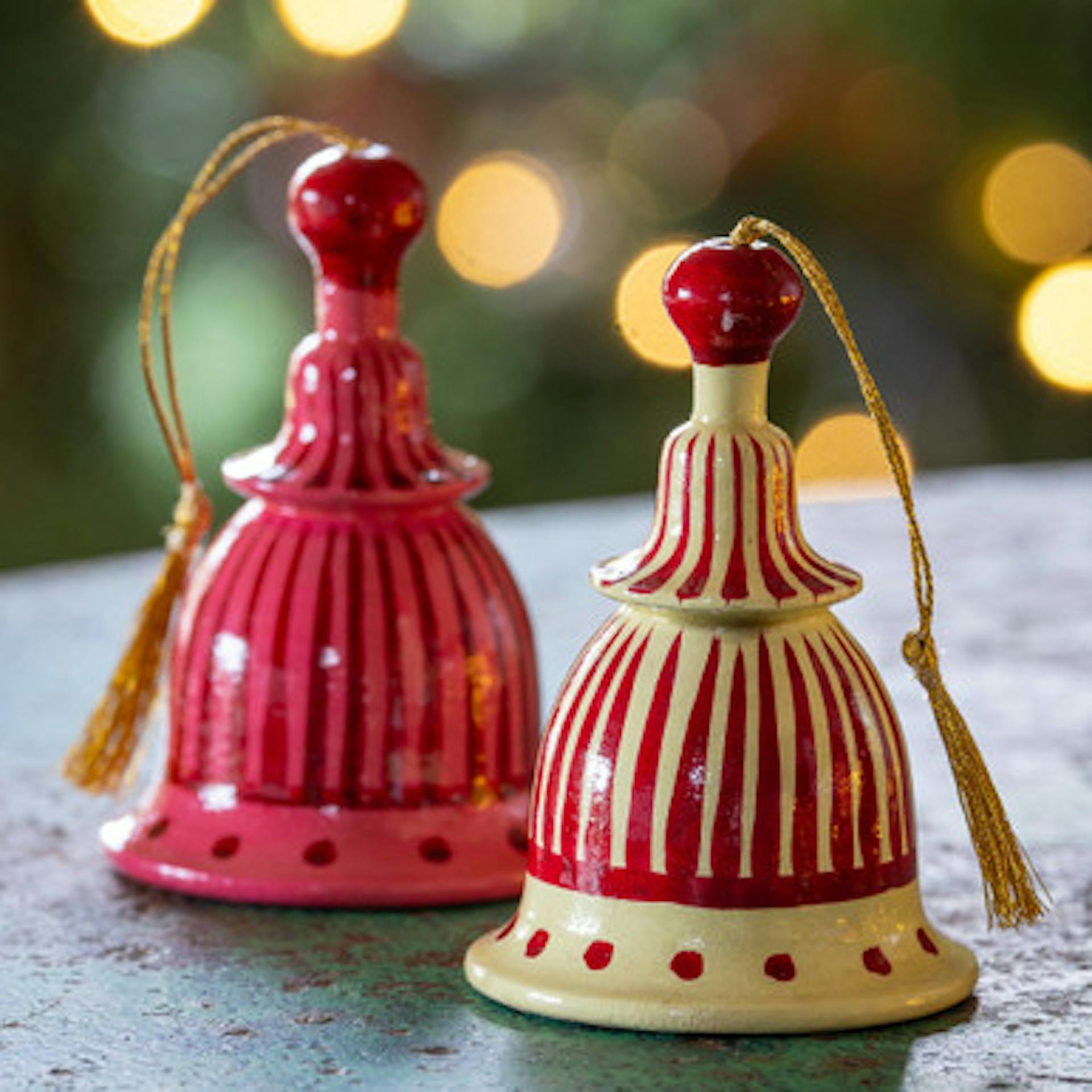 Feels Like The Old Days Papier-mâché Bells
