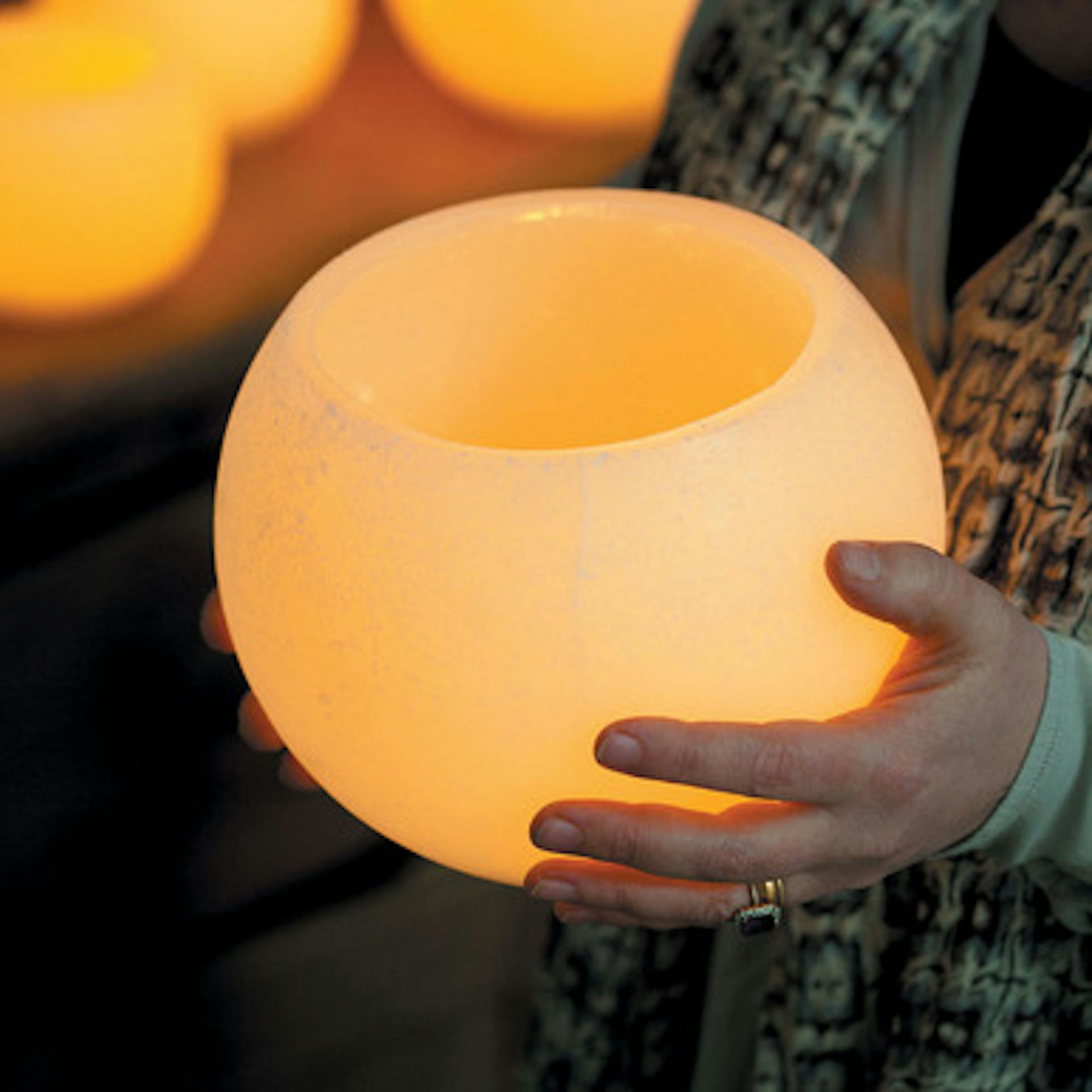 Wax Tealight Holder Globes