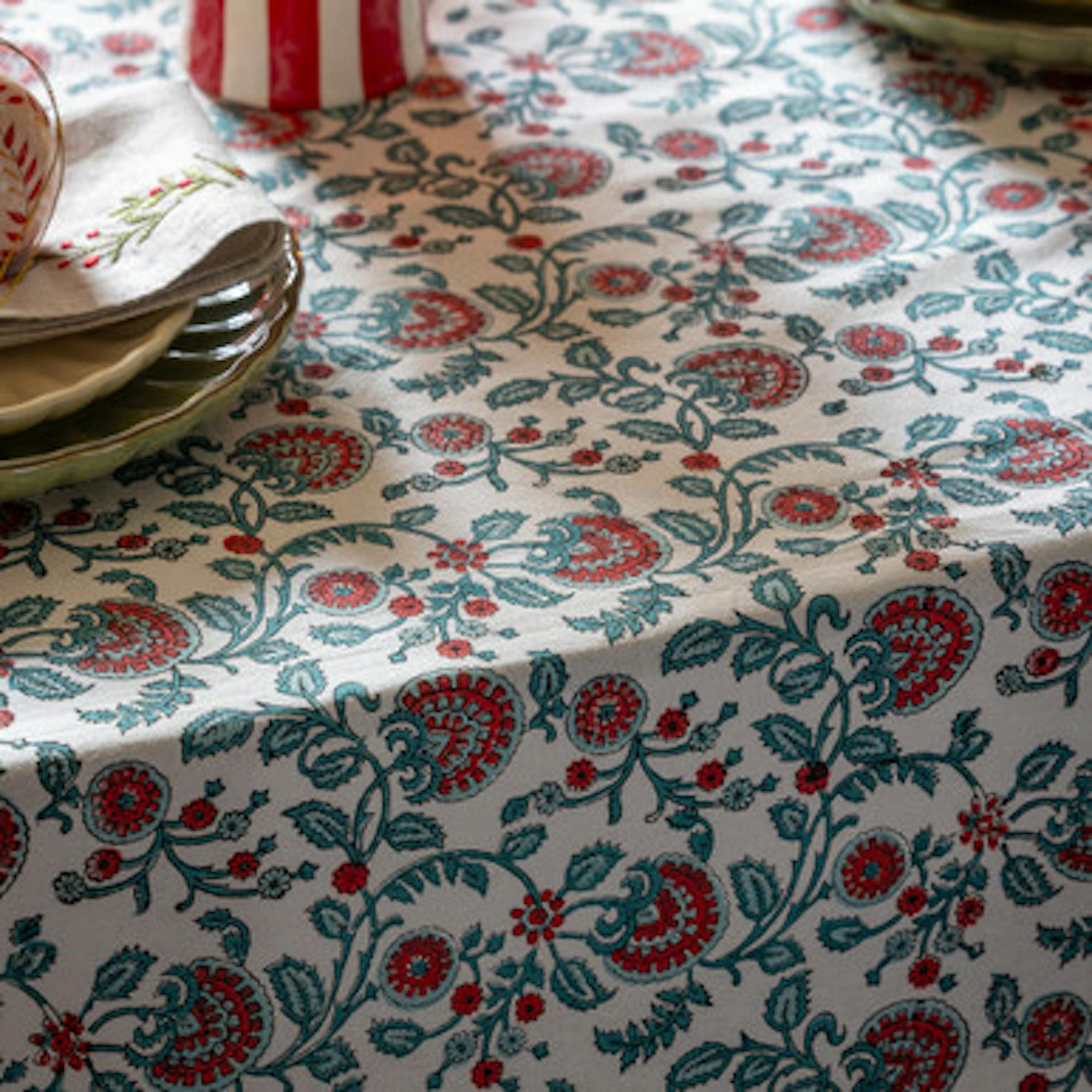 Bold & Brilliant Rajastan Christmas Tablecloth