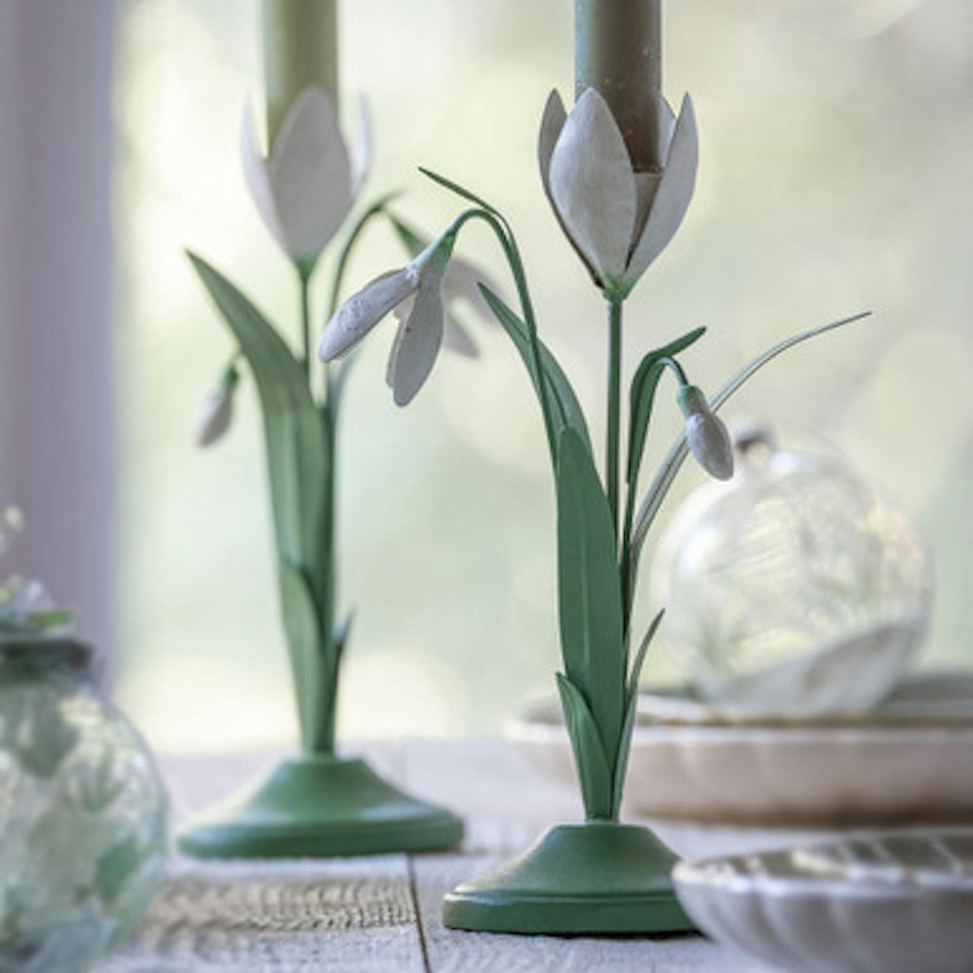 Swanlake Snowdrop Candleholder